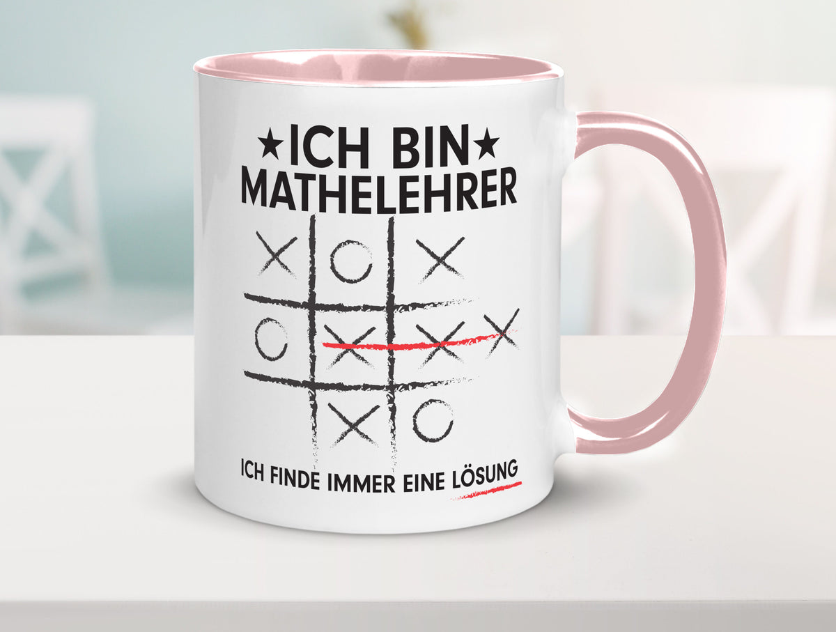Löse Probleme: Mathelehrer | Lehrer Mathe Humor Geschenkidee Tasse