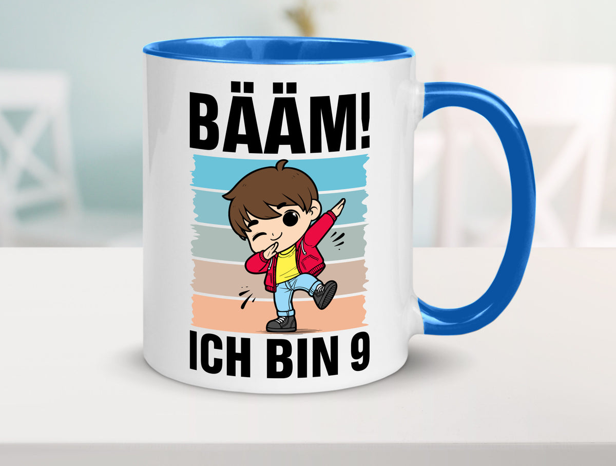 9. Geburtstag | Ich bin 9 Jahre Bäääm Dabbing Kind lustig Geschenkidee Geschenk Tasse