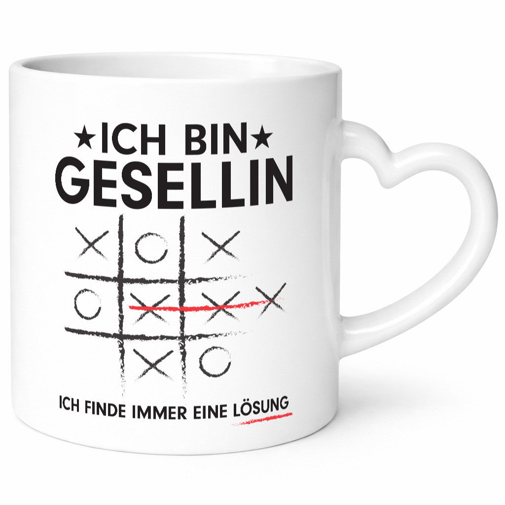 Löse Probleme: Gesellin | Handwerkerinnen Geschenkidee Humor Tasse