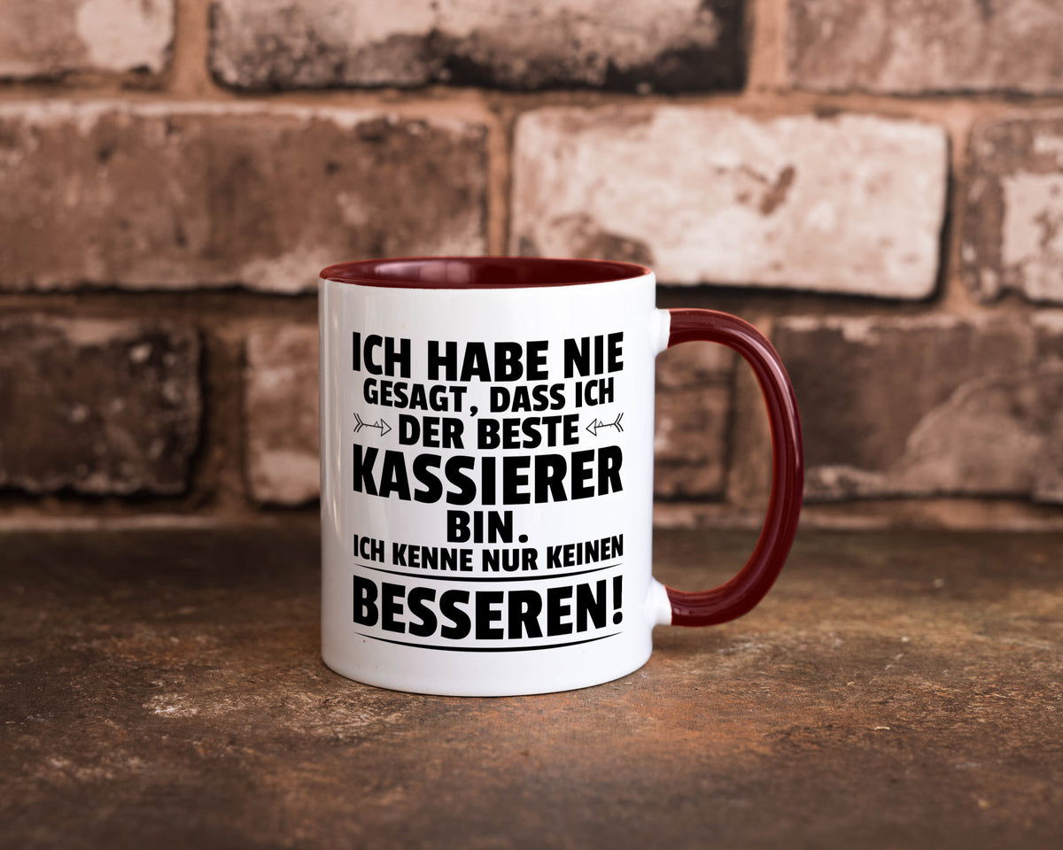 Der Beste Kassierer Geschenk Humor Geschenkidee lustiger Spruch Tasse