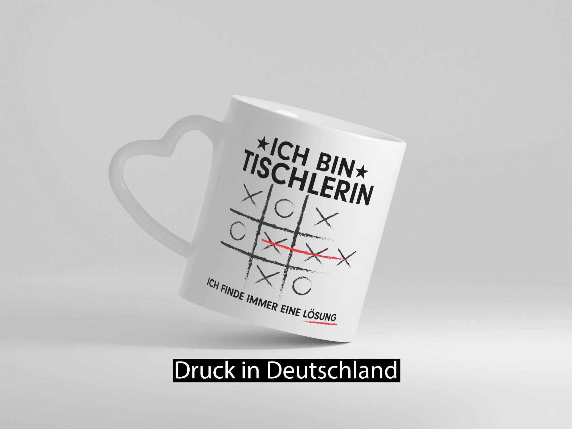 Löse Probleme: Tischlerin | Tischlerei v3 Geschenkidee Humor Tasse