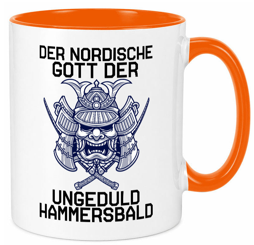 Nordischer Gott der Ungeduld | Mythologie Wikinger lustig Humor Geschenkidee Tasse