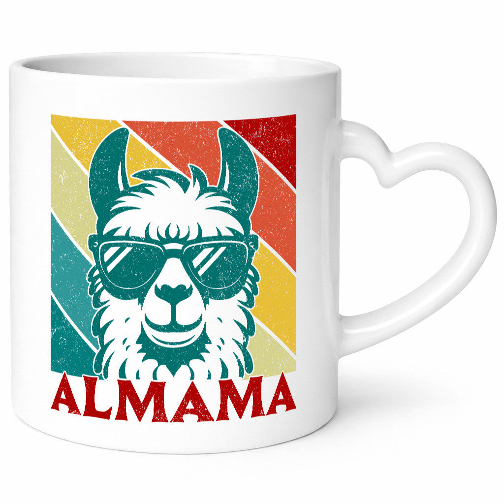 Almama | Lama Mutter Muttertag lustig Familie Geschenkidee Geschenk Tasse