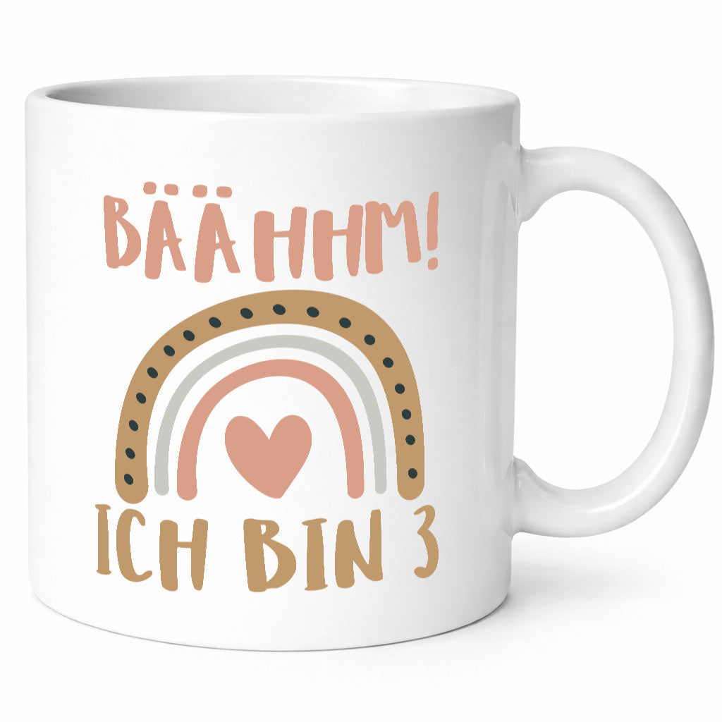 Bäähhm ich bin 3 | 3. Geburtstag Jährige Humor Geschenkidee Tasse