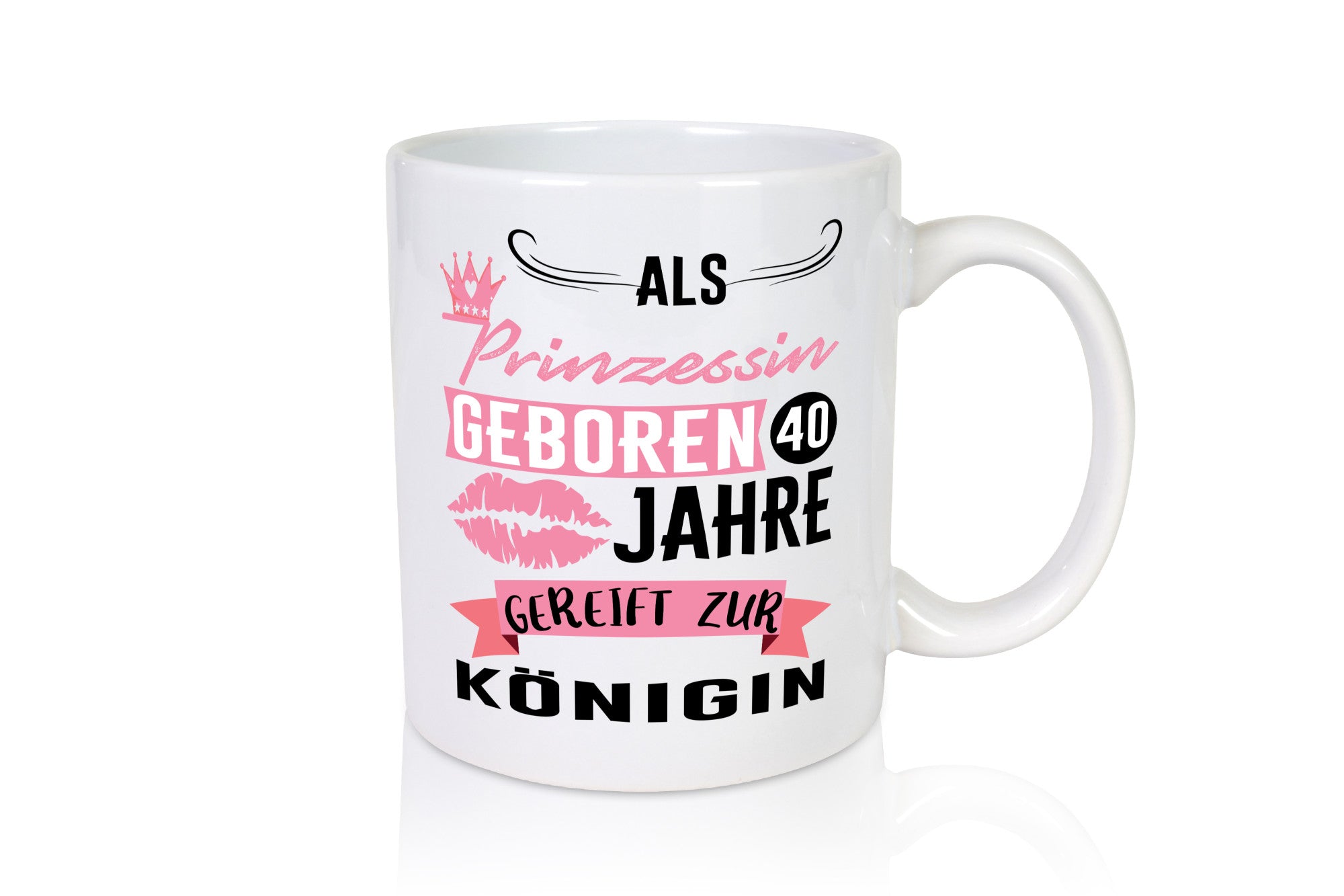 Als Prinzessin Geboren | 40. Geburtstag Ich bin Königin Geschenk Geschenkidee