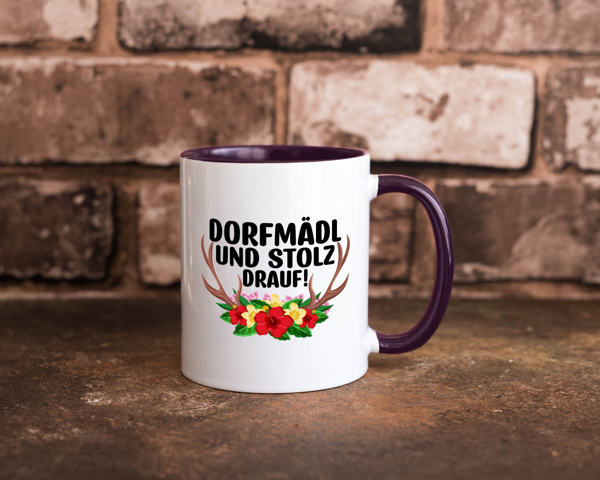 Dorfmädel und stolz drauf | Dorfkind Dorf v2 Geschenkidee Humor Tasse