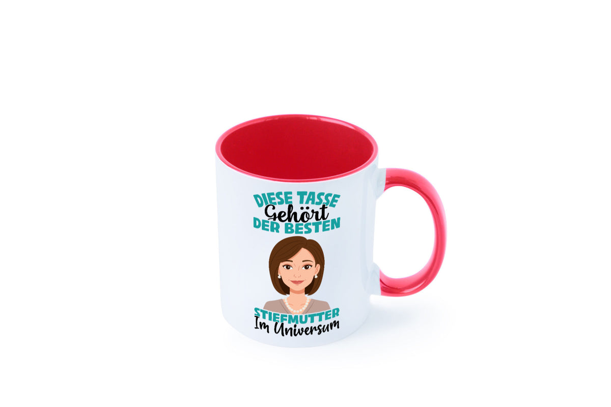 Im Universum: Stiefmutter | Stieftochter Beste Geschenk Familie Geschenkidee Tasse