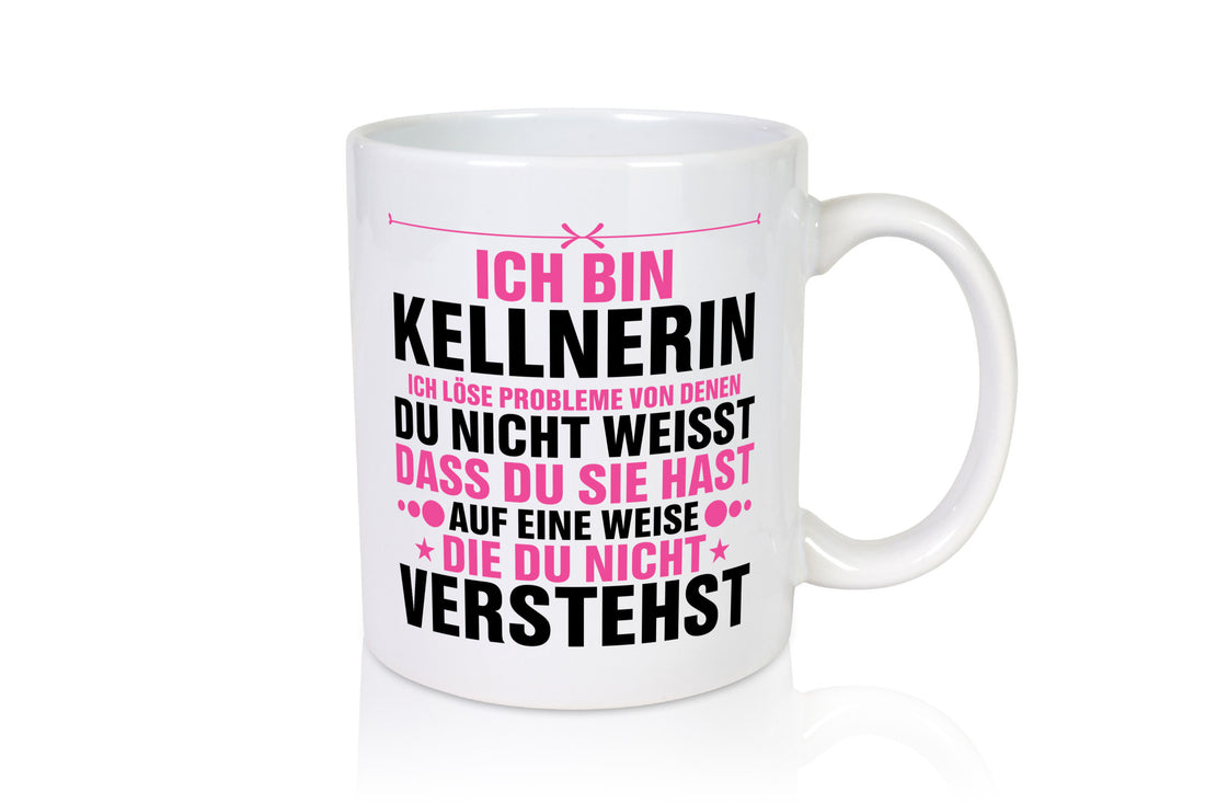 Löse Probleme: Kellnerin | Beruf kellnern Bedienung v2 Geschenk Arbeit Kollegen