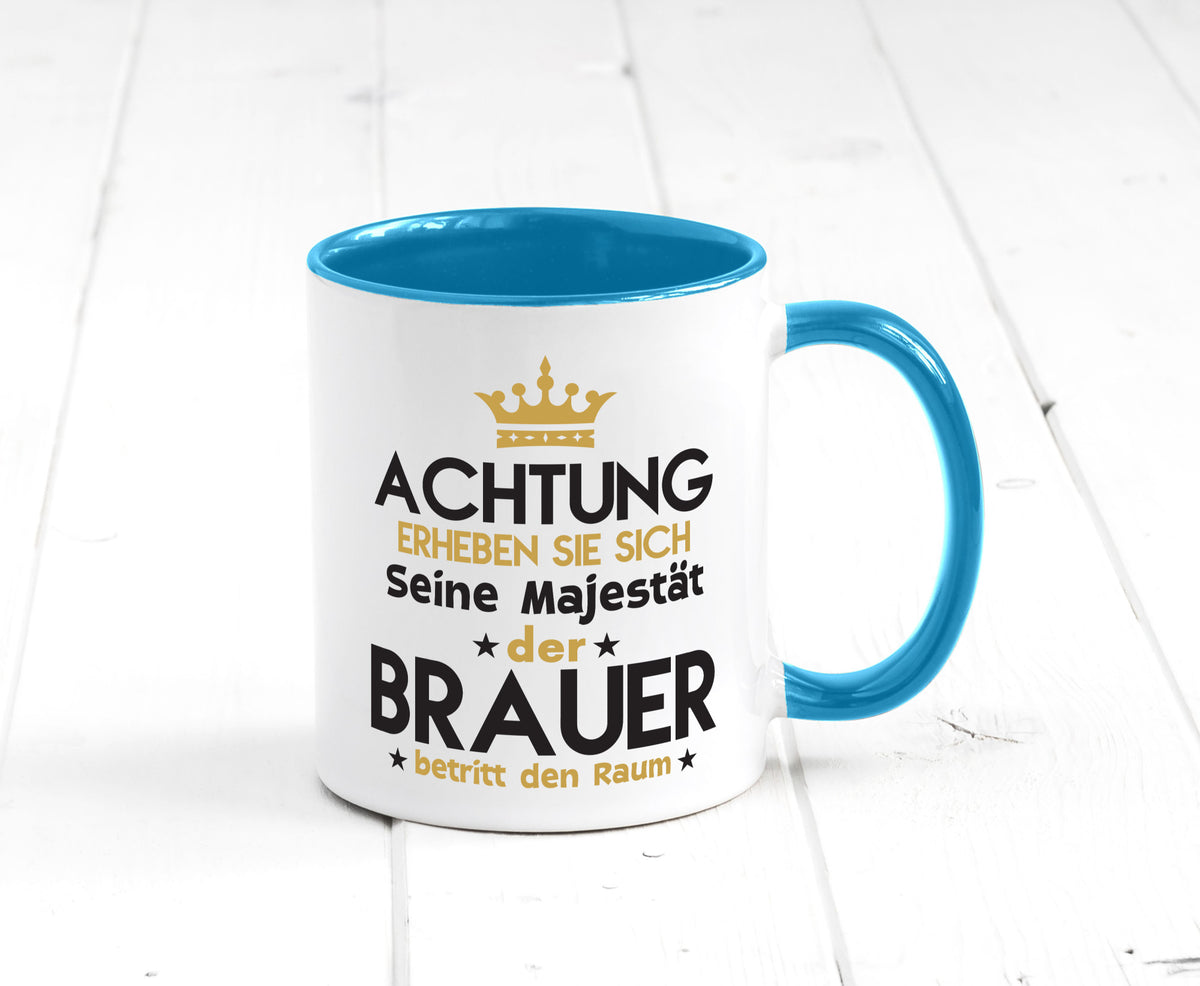 Seine Majestät Brauer | Bier Brauerei Humor Geschenkidee Tasse
