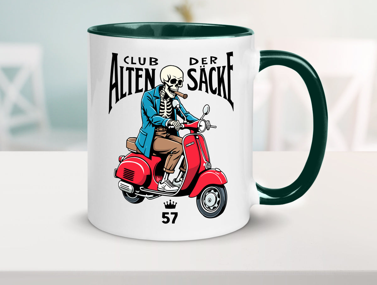 57. Geburtstag | 57 Jahre Club der alten Säcke v2 Geschenk Geschenkidee Tasse