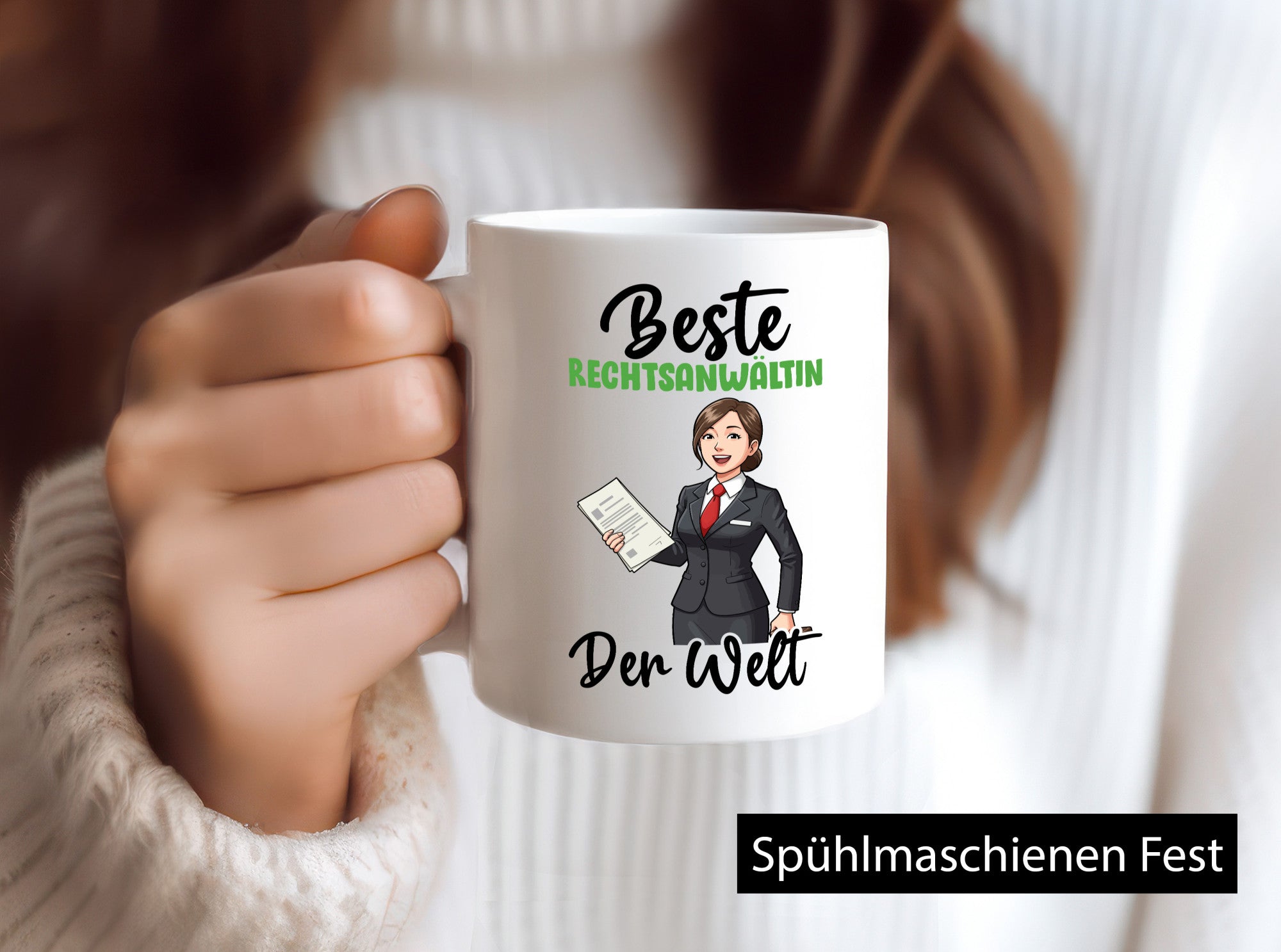 Beste Rechtsanwältin | Jurstin Anwältin Humor Geschenkidee Tasse