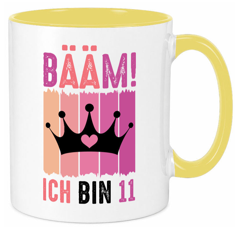11. Geburtstag | 11 Jahre Bääm ich bin Krone Humor Geschenkidee Tasse