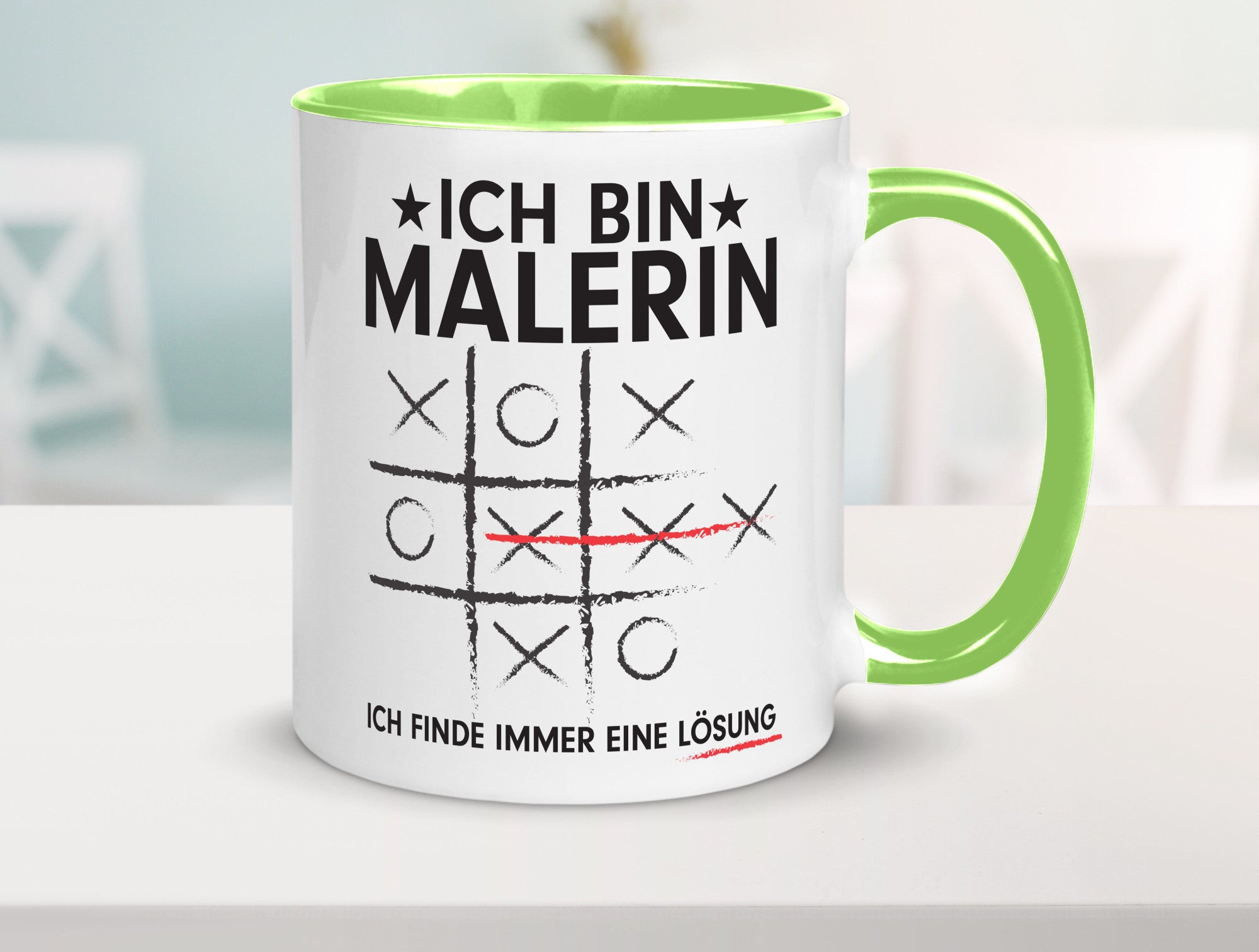 Löse Probleme: Malerin | Malerinnen Humor Geschenkidee Tasse