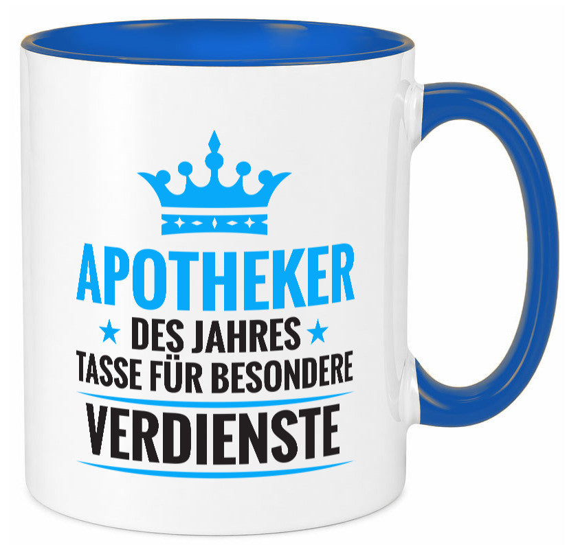 Besonderer Verdienst: Apotheker | Apotheke Pharmazie lustiger Spruch Geschenk