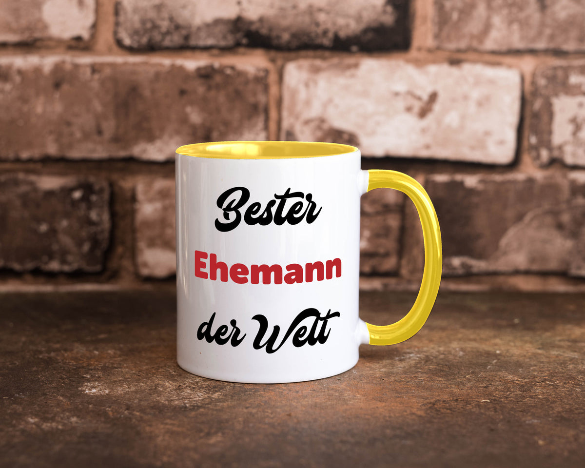 Bester Ehemann der Welt | Ehepaar Geschenkidee Humor Tasse