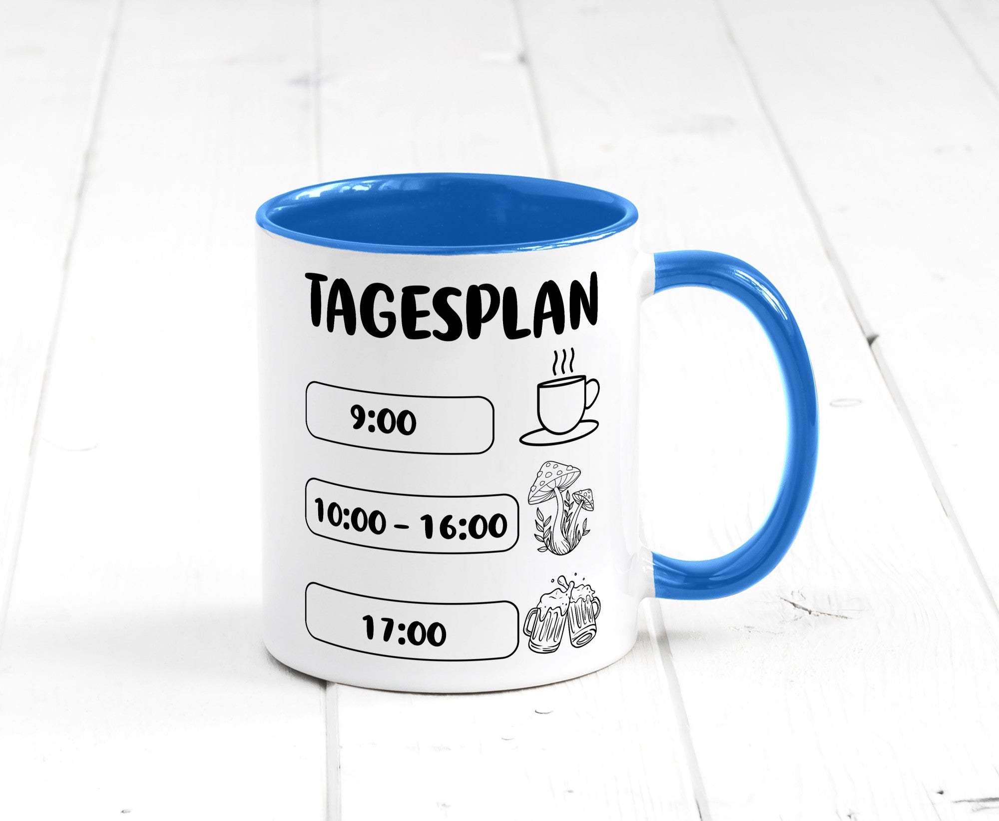 Tagesplan Pilzsammler | Pilze Wald v2 Geschenk Humor Geschenkidee lustiger