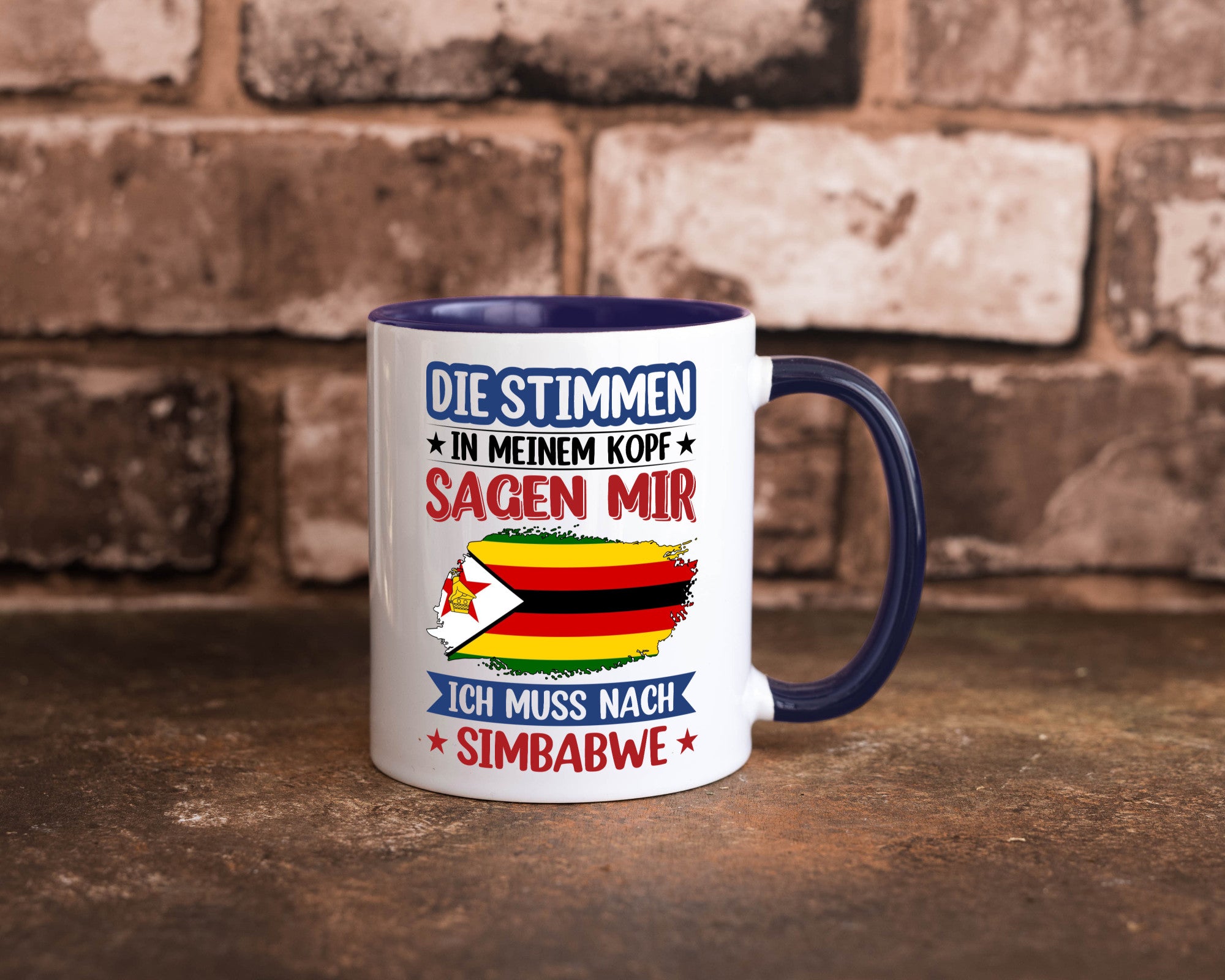 Simbabwe | Urlaub Stimmen in meinem Kopf Traumland v2 Geschenk Humor