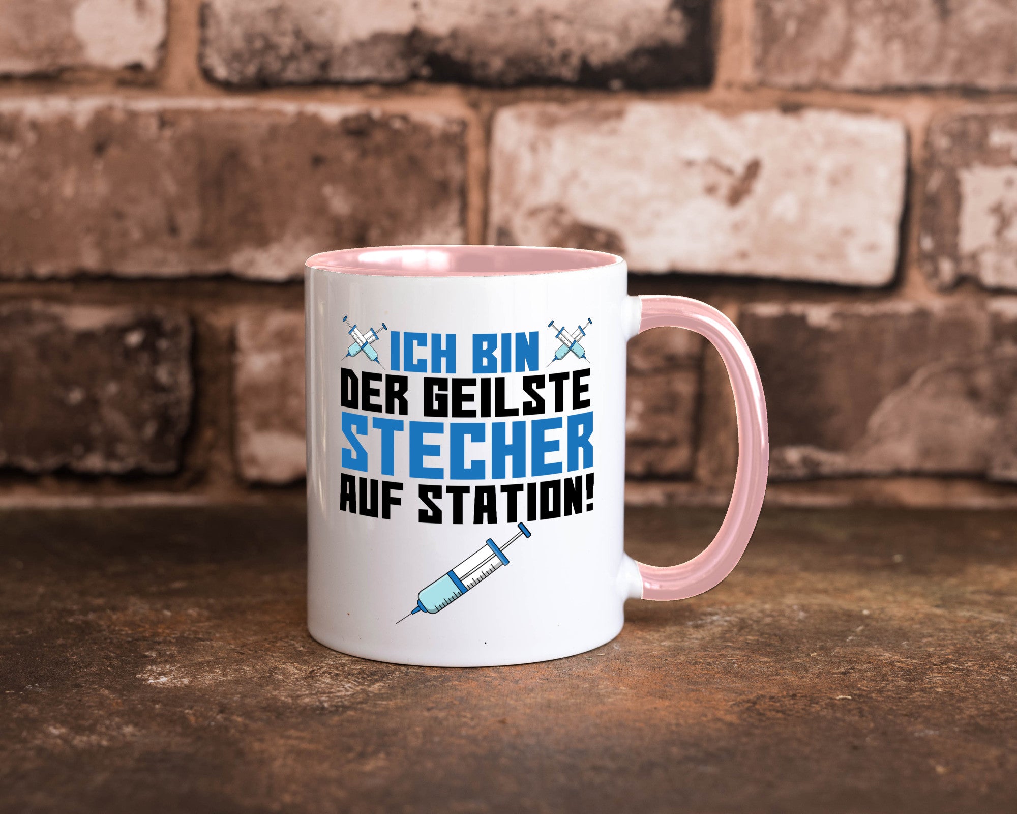 Ich bin der geilste Stecher | Pfleger Arzt Spritze lustig Humor Geschenkidee