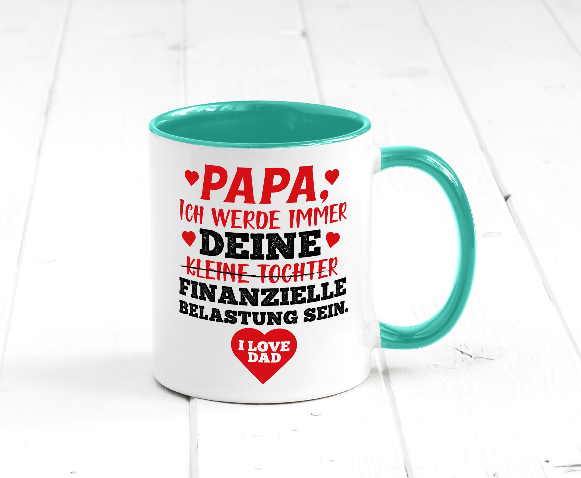 Finanzielle Belastung lustiger Spruch Geschenk Humor Geschenkidee Tasse