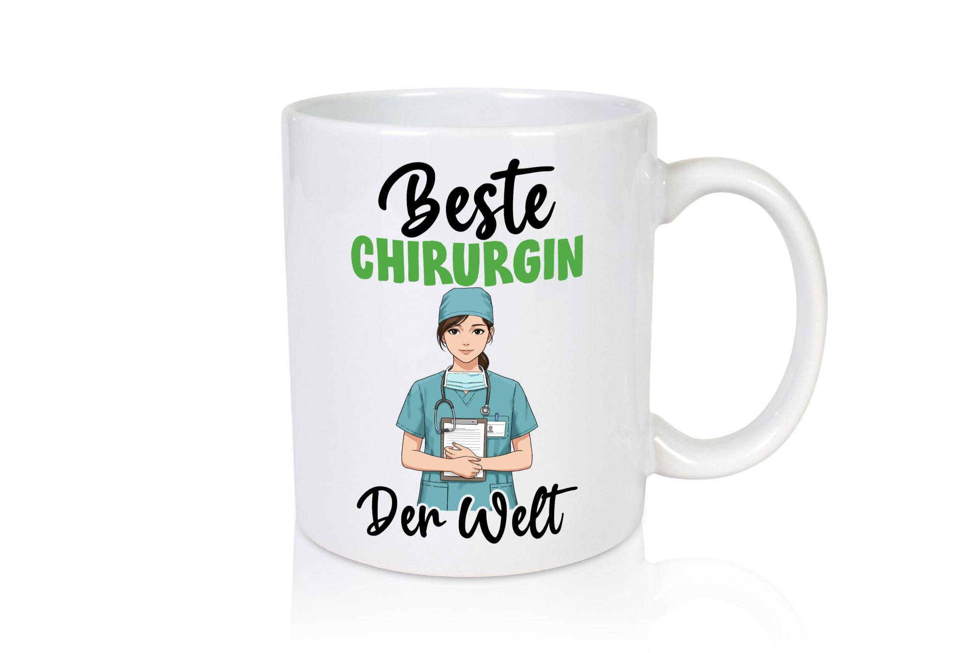Beste Chirurgin | Chirurgie Krankenhaus v2 Humor Geschenkidee Tasse