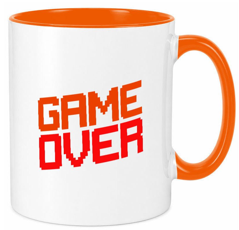 Game Over | Gamer Zocker Retro PC Nerd Pixel Geschenkidee Humor Tasse