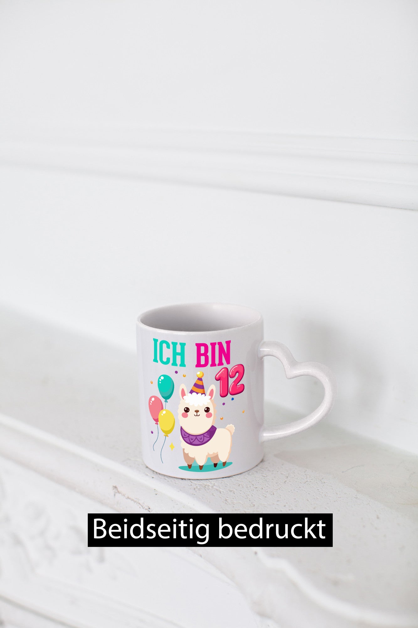 12. Geburtstag | 12 Jahre Lama Alpaka lustig Geschenkidee Geschenk Tasse