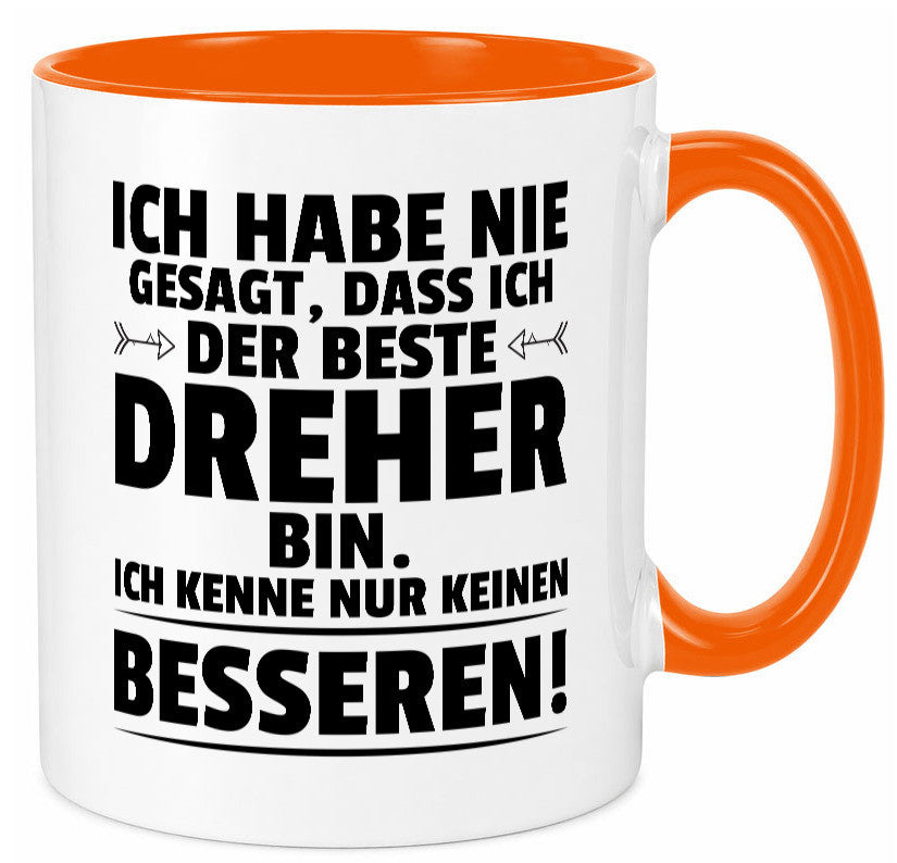 Der Beste Dreher | Fräser lustiger Spruch Geschenk Humor Geschenkidee Tasse