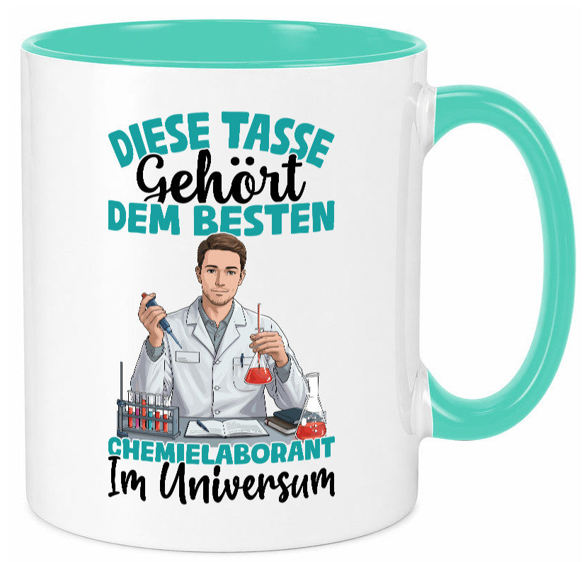 Im Universum: Chemielaborant | Laborant Chemie Humor Geschenkidee Tasse