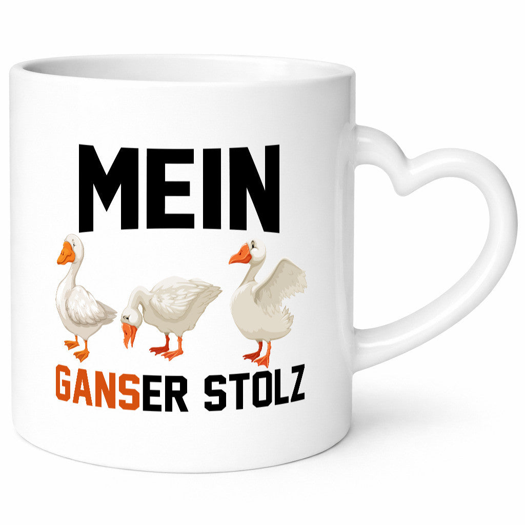 Mein ganser Stolz | Gans Gänsezüchter v2 lustig Humor Geschenkidee Geschenk