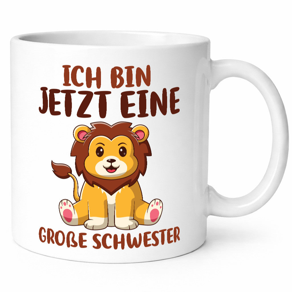 Ich bin jetzt eine Große Schwester | Löwen Geschwister Geschenk Humor