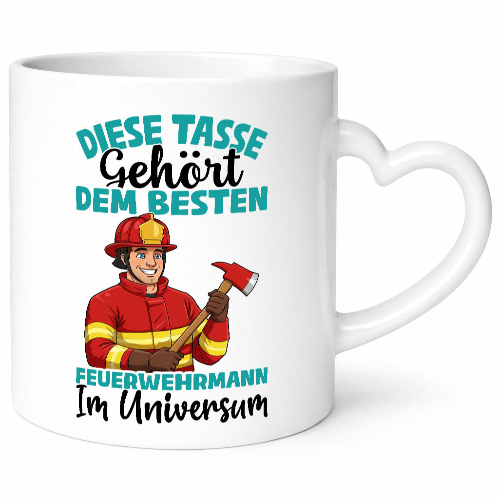 Im Universum: Feuerwehrmann | Feuerwehr Geschenk Humor Geschenkidee lustiger