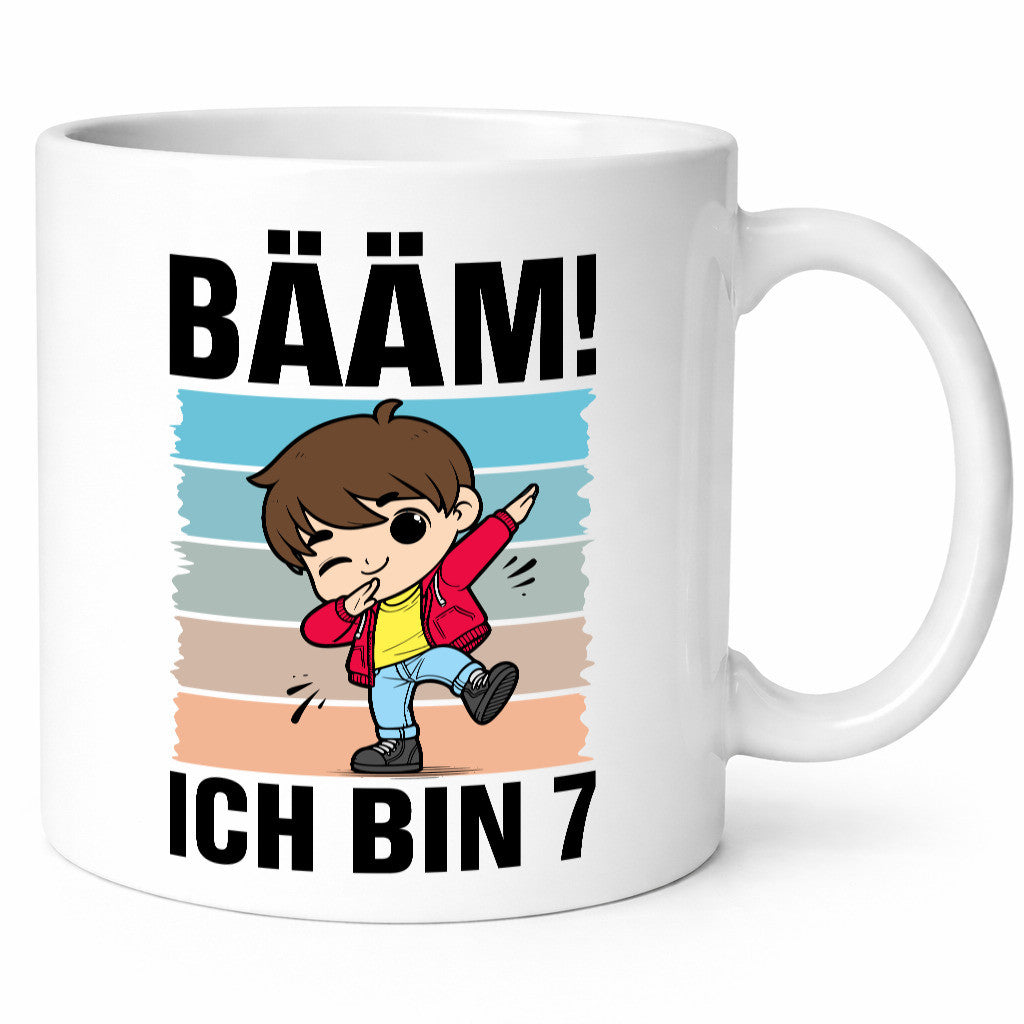 7. Geburtstag | Ich bin 7 Jahre Bäääm Dabbing Kind Humor Geschenkidee Tasse