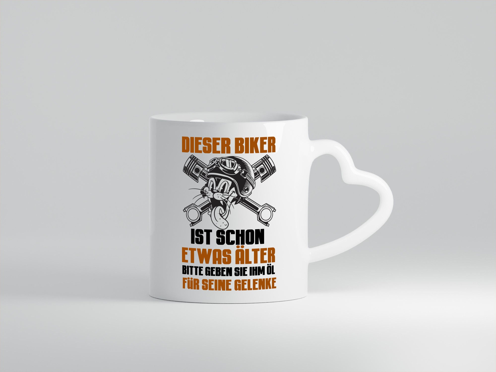 Dieser Biker ist schon älter | öl für die gelenke Geschenkidee Humor Tasse
