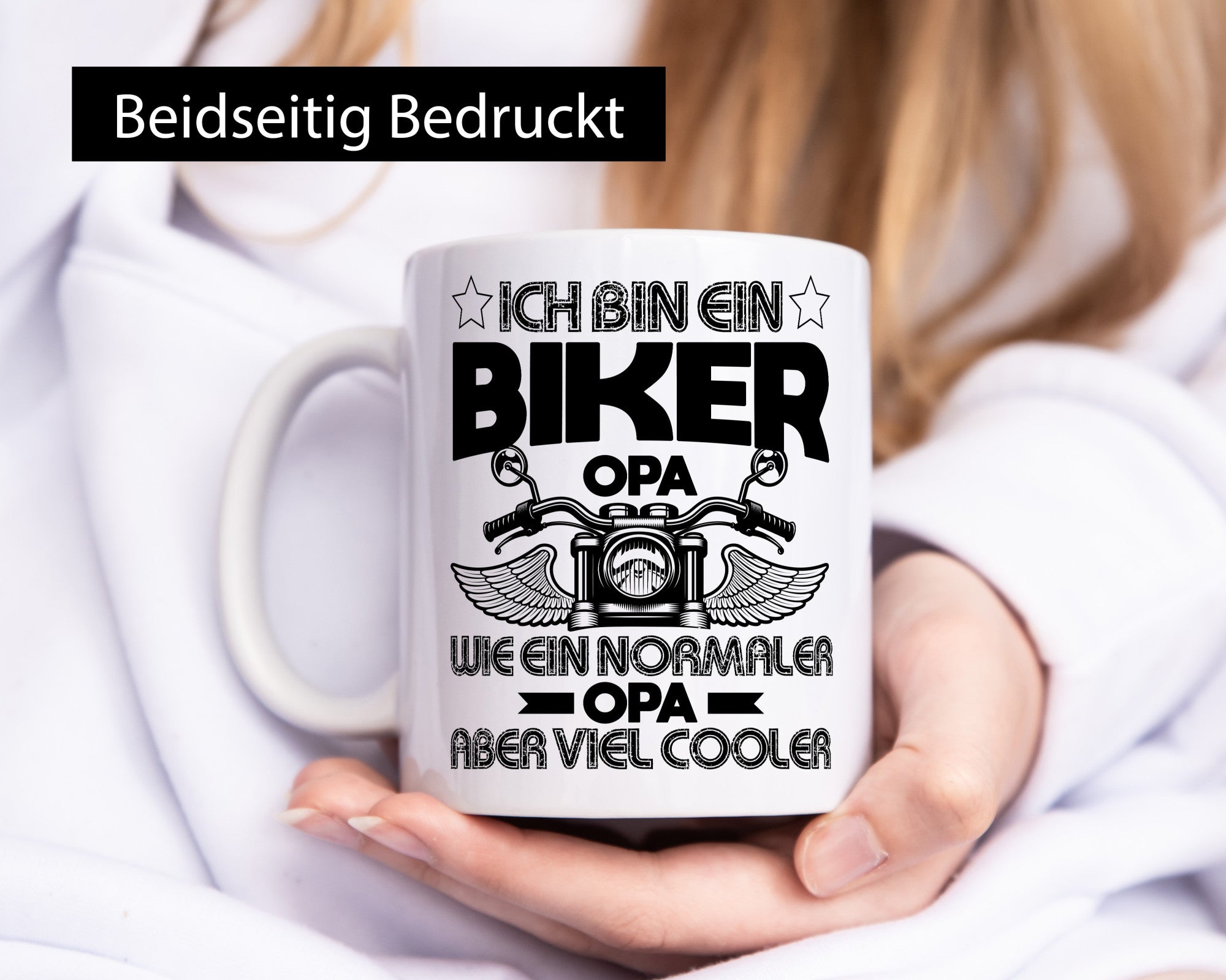 Ich bin ein Biker Opa |Viel cooler als normale Opas Geschenk Familie