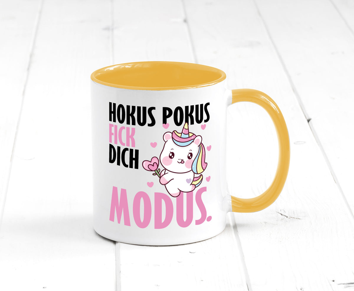 Hokus Pokus lustiger Spruch Geschenk Humor Geschenkidee Tasse