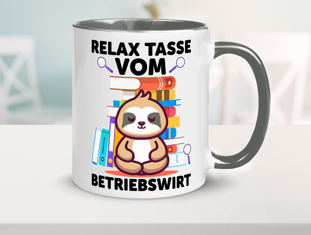 Relax Tasse: Betriebswirt | Betriebswirtschaft lustiger Spruch Geschenk Humor
