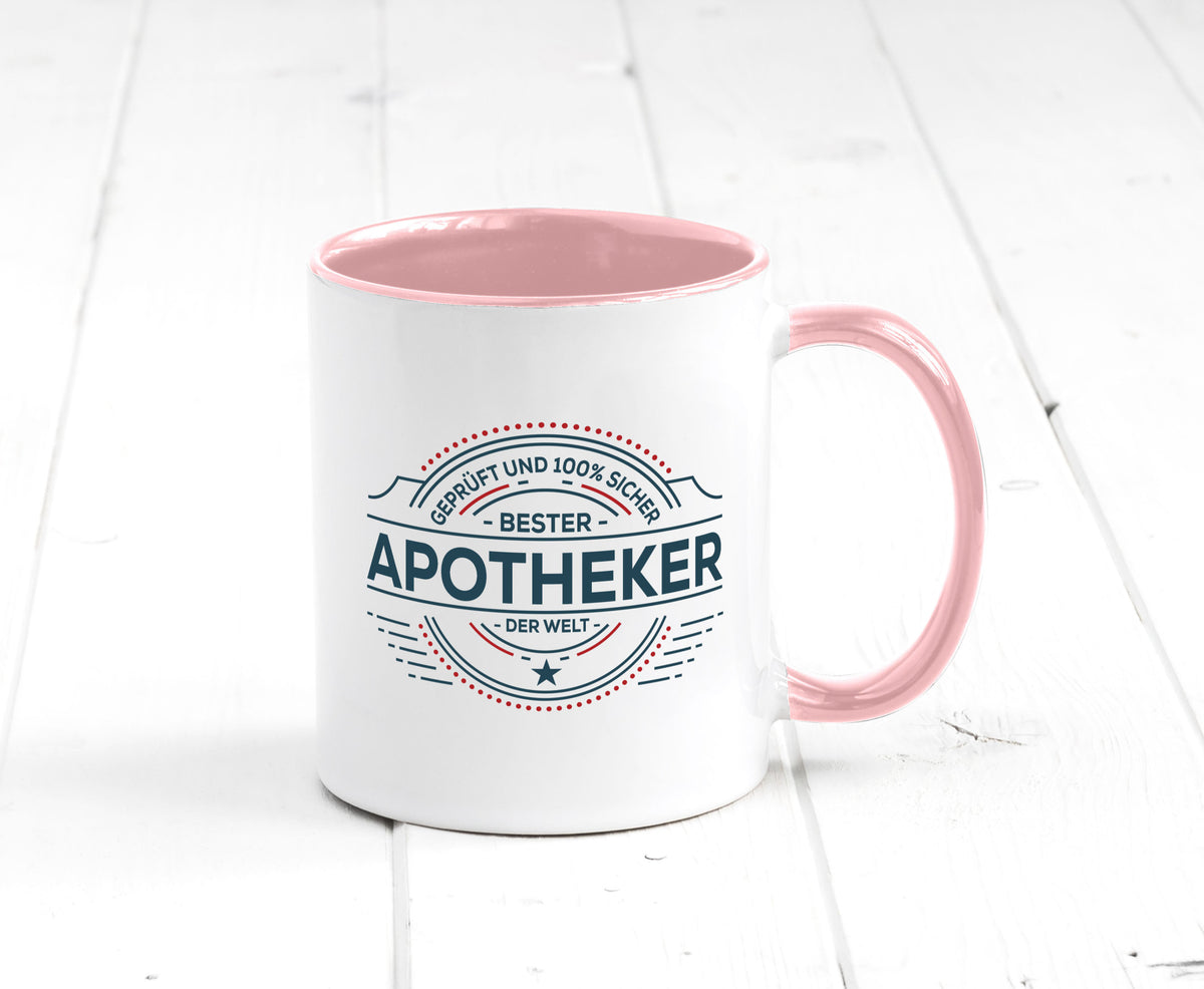 Geprüft und sicher: Apotheker | Apotheke Pharmazie Geschenkidee Humor Tasse
