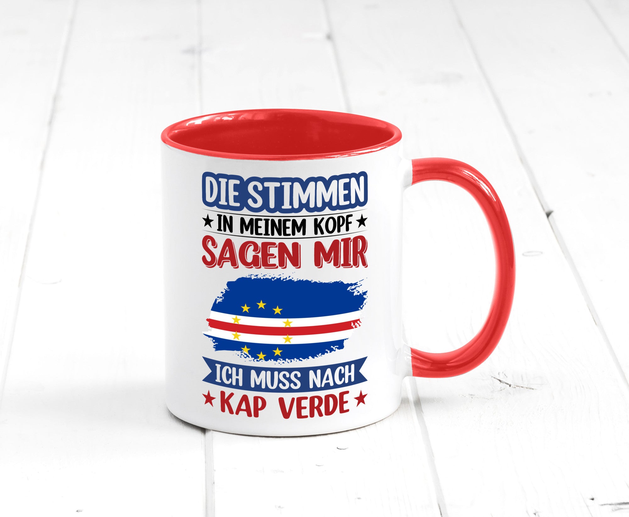 Kap Verde | Urlaub Stimmen in meinem Kopf Traumland lustig Humor Geschenkidee