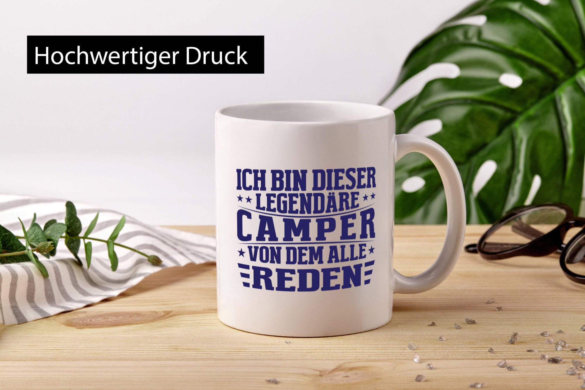 Legendäre Camper von dem Alle reden | Sterne Humor Geschenkidee Tasse