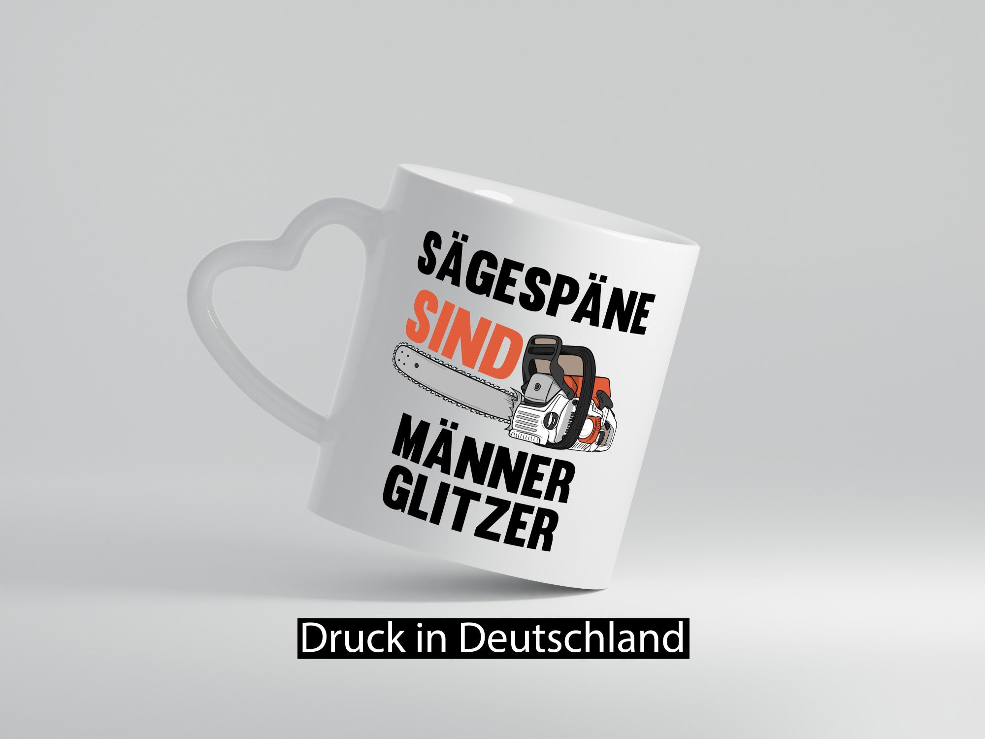 Sägespäne sind Männer Glitzer | Baumfäller Bäume Holz Geschenkidee Humor Tasse