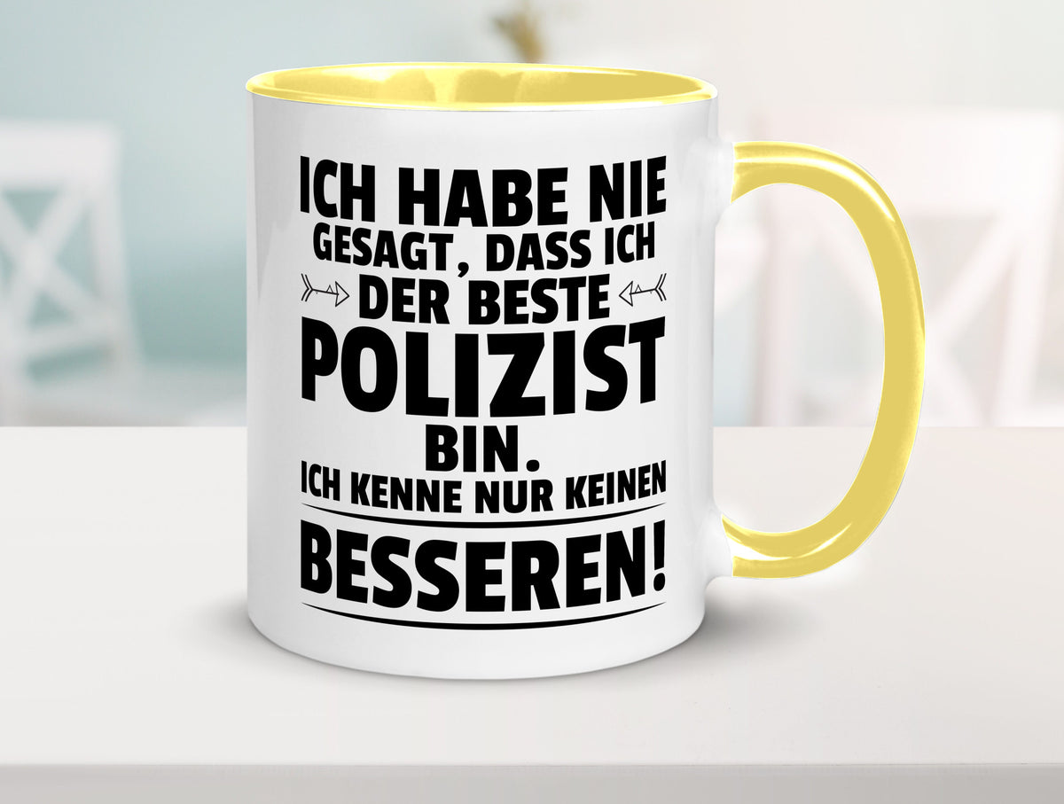 Der Beste Polizist | Polizei Humor Geschenkidee Tasse