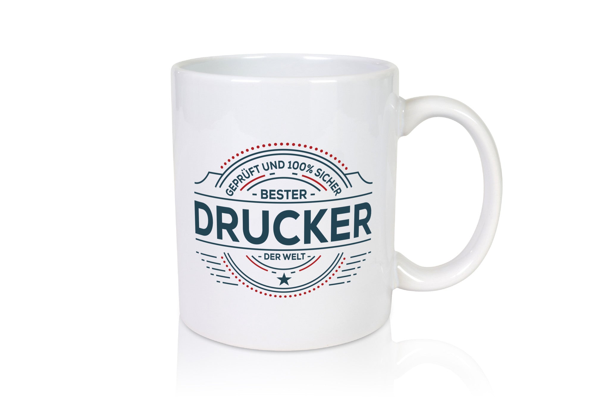 Geprüft und sicher: Drucker | Druckerei Print Medien Geschenk Humor