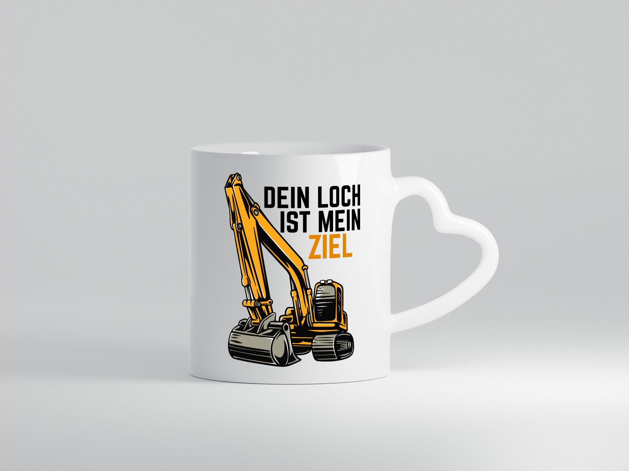Dein loch ist mein Ziel | Bagger Minibagger Baggerführer lustiger Spruch