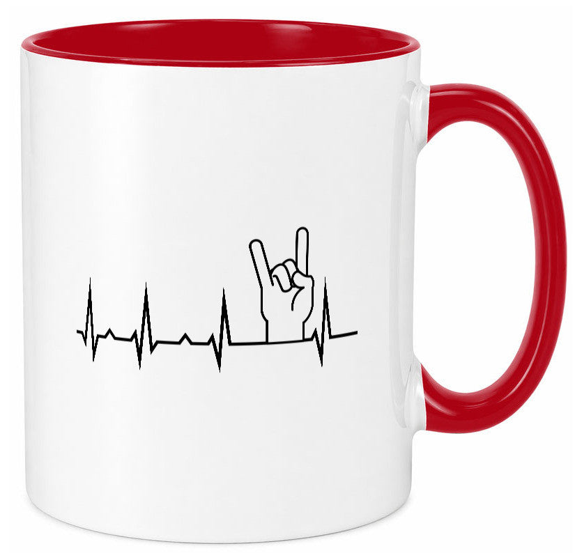 Heavy Metal Motiv | Rocker Musiker Rock Musik Geschenk Humor Geschenkidee Tasse