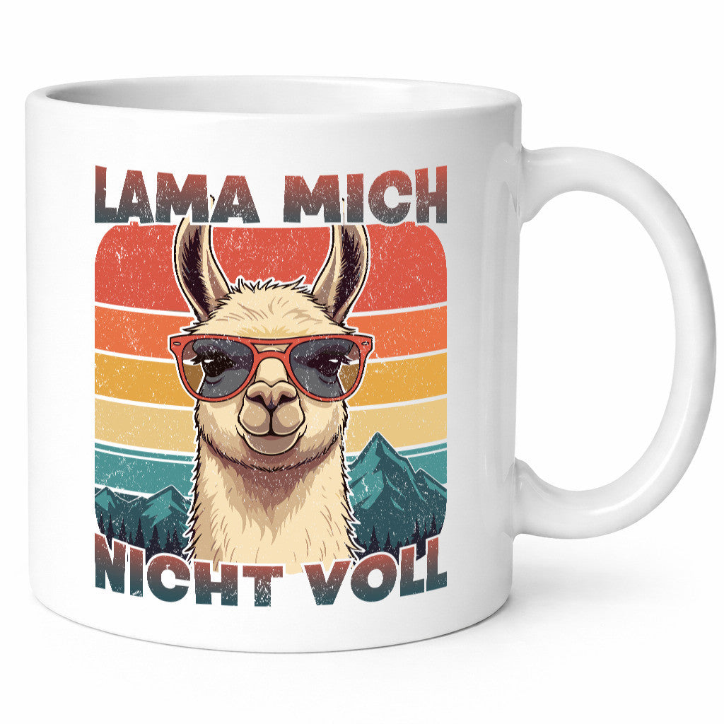 Lama mich nicht voll | Alpaka Kamel Retro lustig Humor Geschenkidee Geschenk