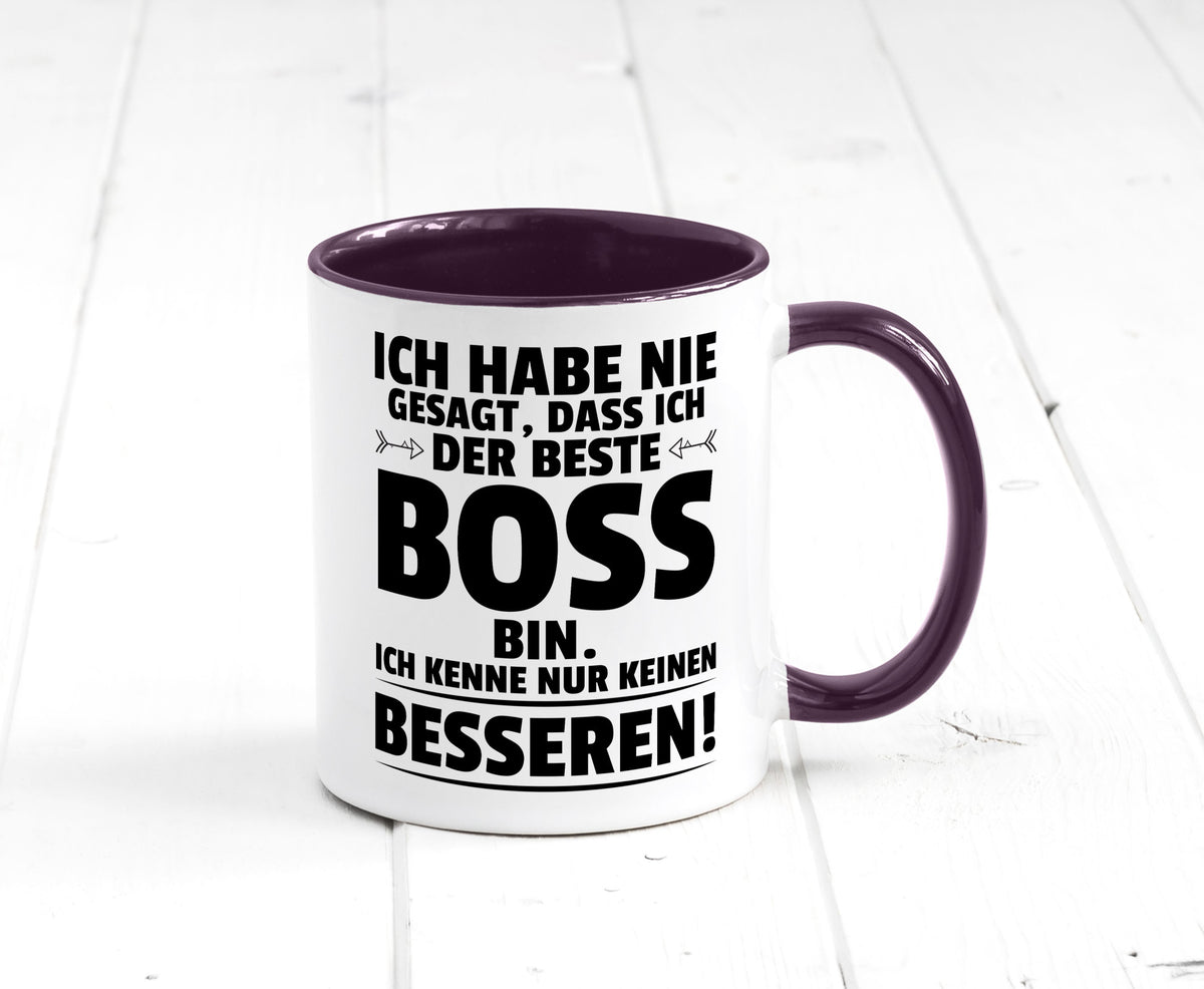 Der Beste Boss | Führungskraft Vorgesetzter lustiger Spruch Geschenk Humor Tasse