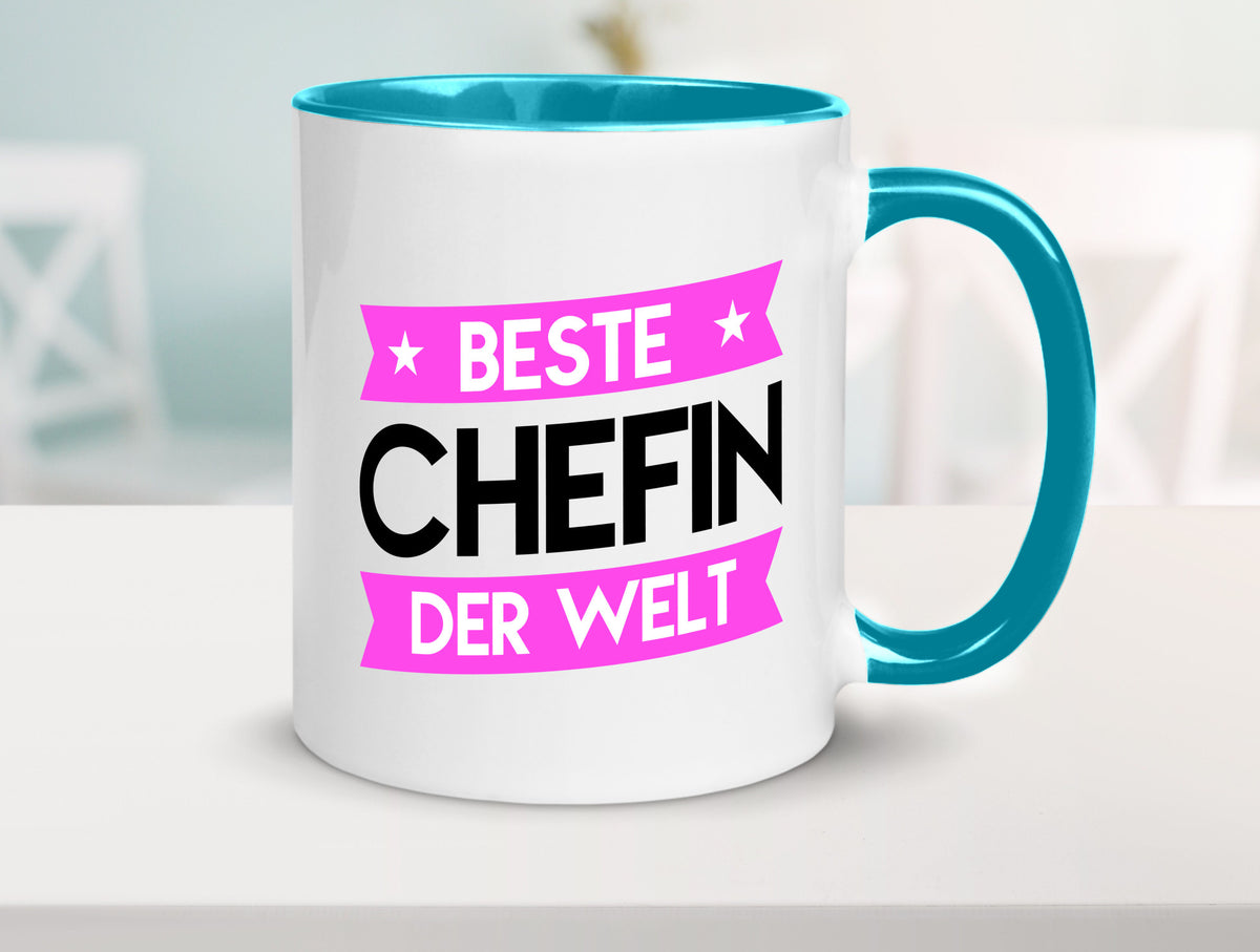 Beste Chefin | Führungskraft Vorgesetzte Humor Arbeit Kollegen Büro Tasse