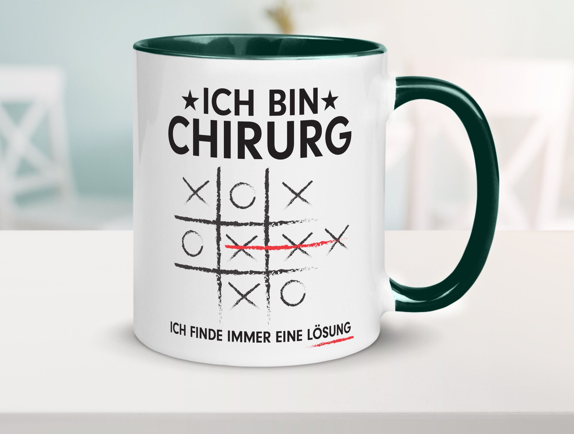 Lösung finden: Chirurg | Medizin Chirurgie v2 Geschenk Humor Geschenkidee