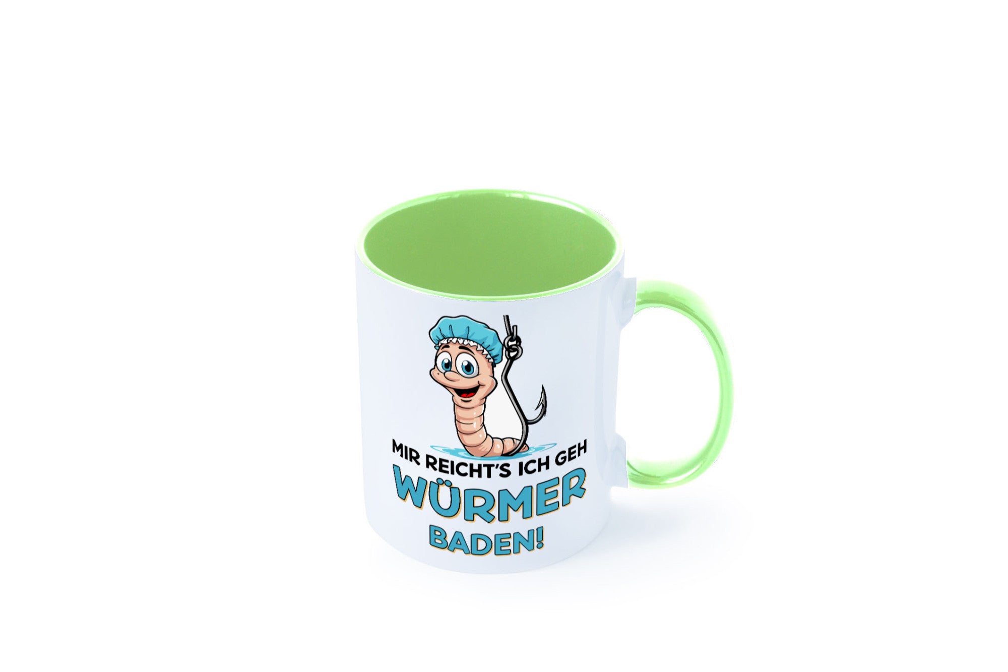Mir reichts ich geh Würmer Baden | Angler Angeln Geschenk Humor Geschenkidee