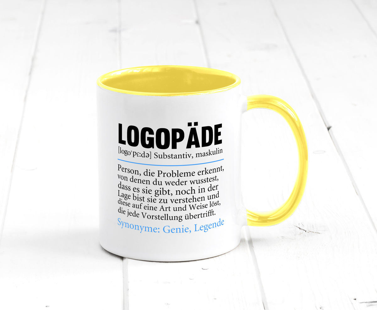 Logopäde | Spruch lustig Sprachtherapie Beruf lustiger Geschenk Arbeit Kollegen Tasse